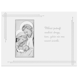 Obrazek Srebrny Święta Rodzina na panelu DS210FN/1X