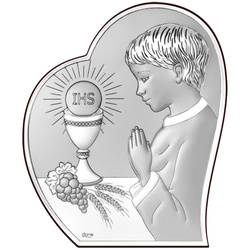 Obrazek Srebrny Moja I Komunia Święta DS127O