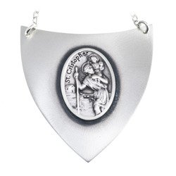 Ryngraf srebrny 925 Święty Krzysztof R34