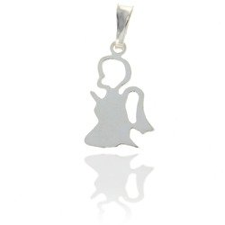 Srebrna zawieszka aniołek MM149