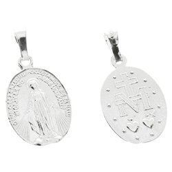 Medalik srebrny - Matka Boża Niepokalana Cudowny medalik MM031