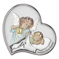 Obrazek srebrny Aniołek Twój Anioł Stróż DS17C