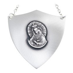 Ryngraf srebrny 925 Matka Boska Ostrobramska R11