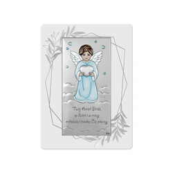 Obrazek srebrny Aniołek z sercem DS119FOCC