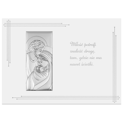 Obrazek Srebrny Święta Rodzina na panelu DS210FN