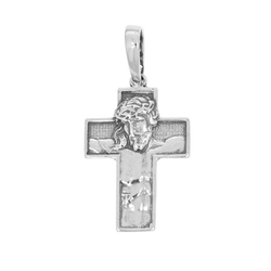 Krzyżyk srebrny z wizerunkiem Pana Jezusa srebro pr. 925 SK006