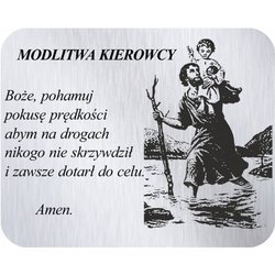 Grawer 4x5 cm, wzór numer 54 - Modlitwa kierowcy