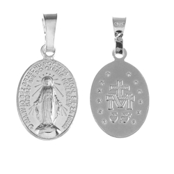 Medalik srebrny - Matki Bożej Niepokalanej Cudowny Medalik MM002ROD