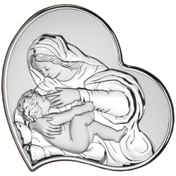 Obrazek Srebrny Matka Boska Karmiąca DS54