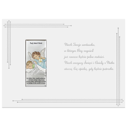 Obrazek srebrny Twój Anioł Stróż DS216FNC