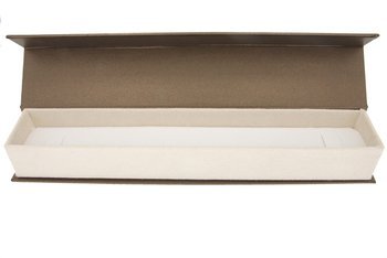 Pudełko na bransoletkę eleganckie brąz / ecrue ba-9