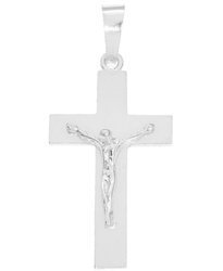 Krzyżyk srebrny z wizerunkiem Jezusa MO142