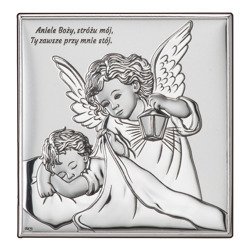 Obrazek srebrny Aniołek Twój Anioł Stróż DS15