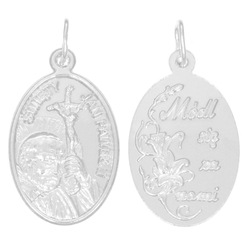 Medalik srebrny Święty Jan Paweł II ML121