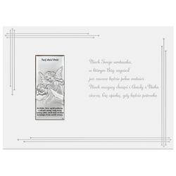 Obrazek srebrny Twój Anioł Stróż DS216FN