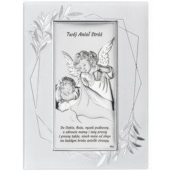Obrazek srebrny Aniołek Twój Anioł Stróż DS02FO