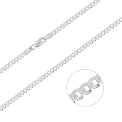 Łańcuszek srebrny pr. 925 PANCERKA 2,4 mm LPN060