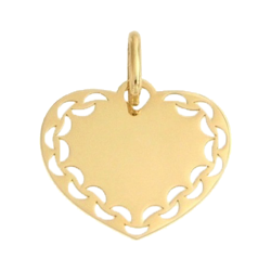 Złota przywieszka pr. 585 Serce ZP065