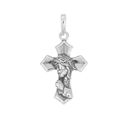 Krzyżyk srebrny z wizerunkiem Pana Jezusa srebro pr. 925 SK014
