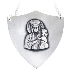 Ryngraf srebrny 925 Matka Boska Częstochowska R15