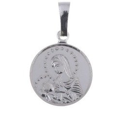 Medalik srebrny - Matka Boska Karmiąca MM102