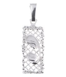 Medalik srebrny - Matka Boska z dzieciątkiem MO009