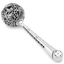 Grzechotka srebrna pr. 925 G22